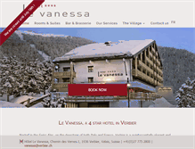 Tablet Screenshot of hotelvanessa.ch